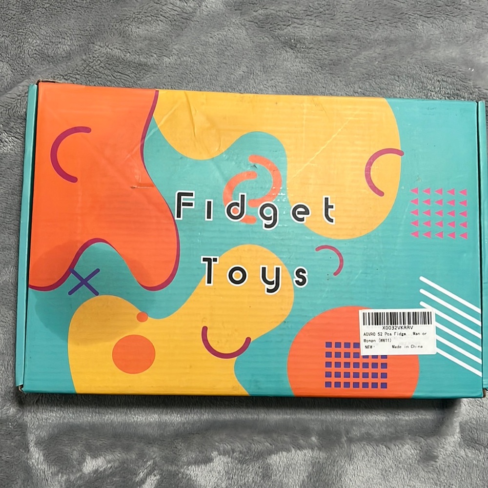 fidget Box  about 52 pcs